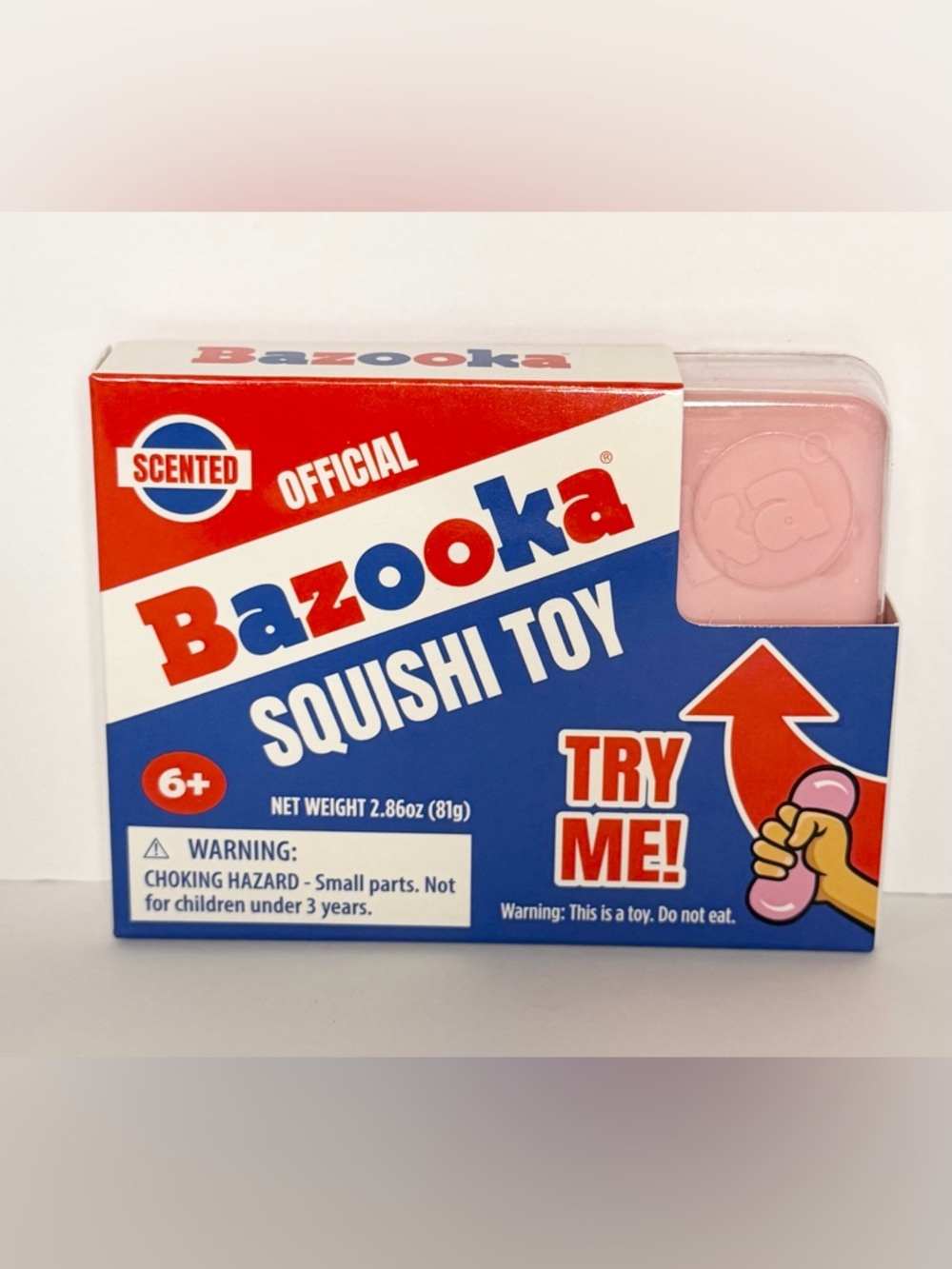 Pink Scented Squishi Toy - Soft Kids Plush Sensory Toy